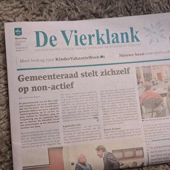 SGP De Bilt in de media
