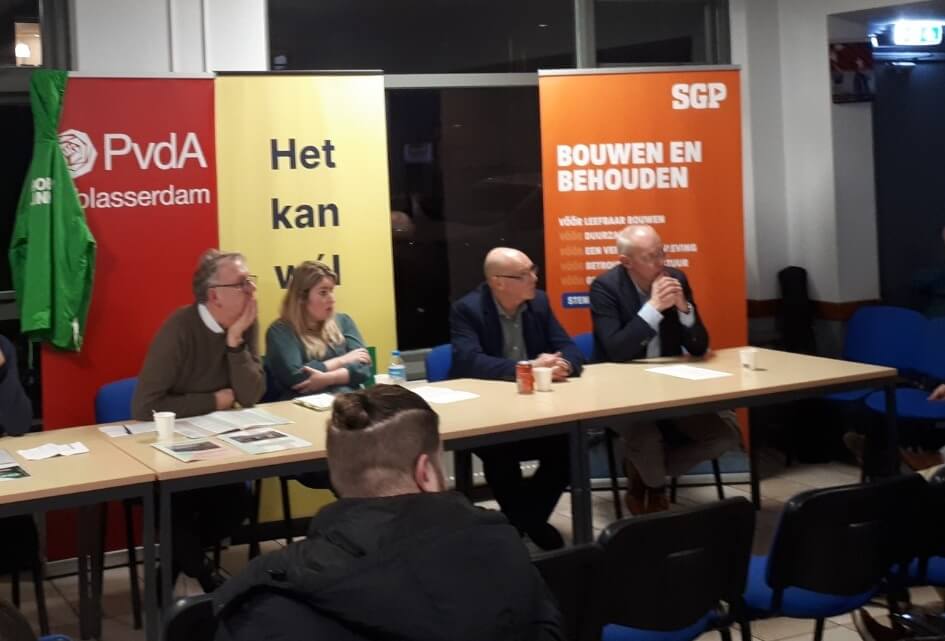 Verkiezingsdebat bij de Turkse vereniging