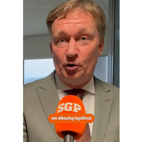 SGP actueel Deze stemmingsuitslag is heel verdrietig
