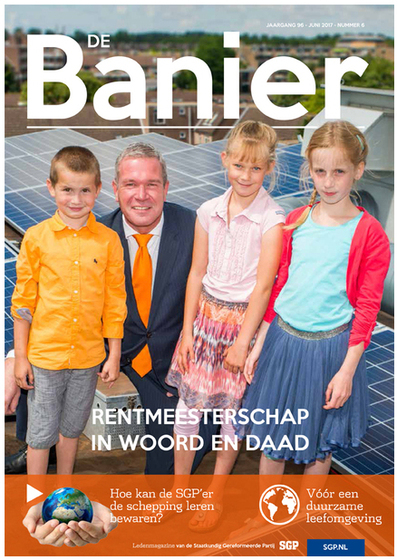 Banier juni 2017 Rentmeesterschap in Woord en daad