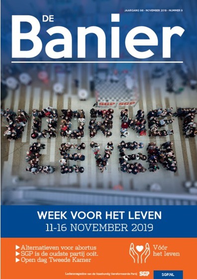 Banier november 2019 Week van het leven