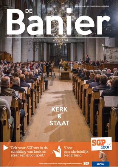 Banier november 2018 Kerk & staat
