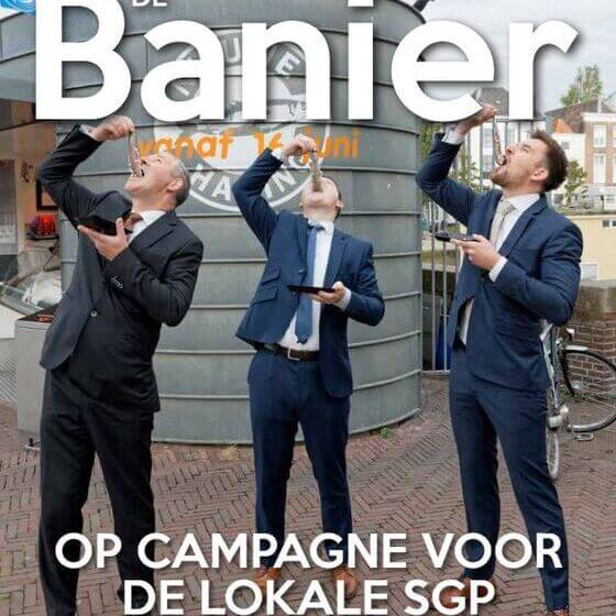 De Banier - februari 2022 - Op campagne voor de lokale SGP
