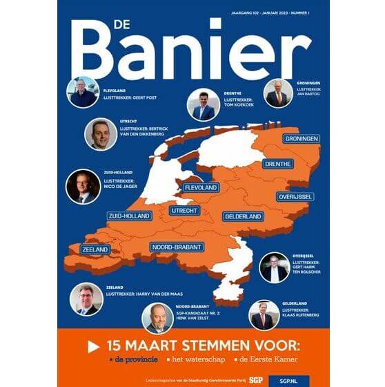 De Banier - januari 2023 - 15 maart stemmen voor: provincie, waterschap en Eerste Kamer