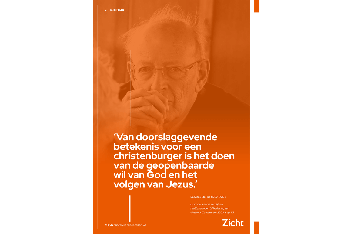 Zicht - oktober 2024 - Onderwijs en burgerschap