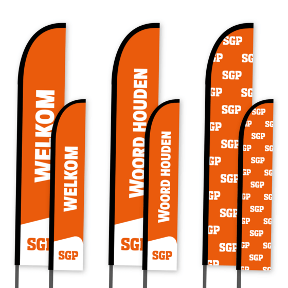 Beachflag | eigen ontwerp mogelijk