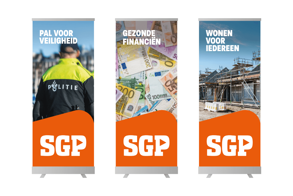 Rolbanner | eigen ontwerp mogelijk