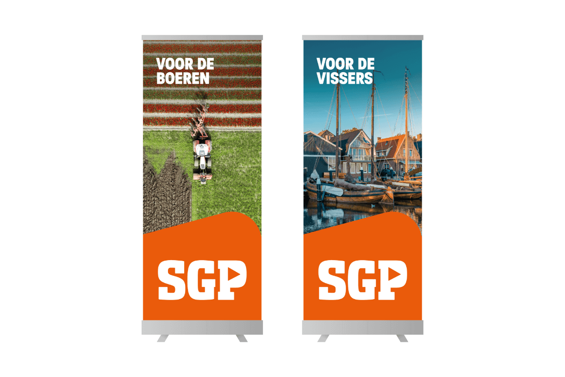 Rolbanner | eigen ontwerp mogelijk