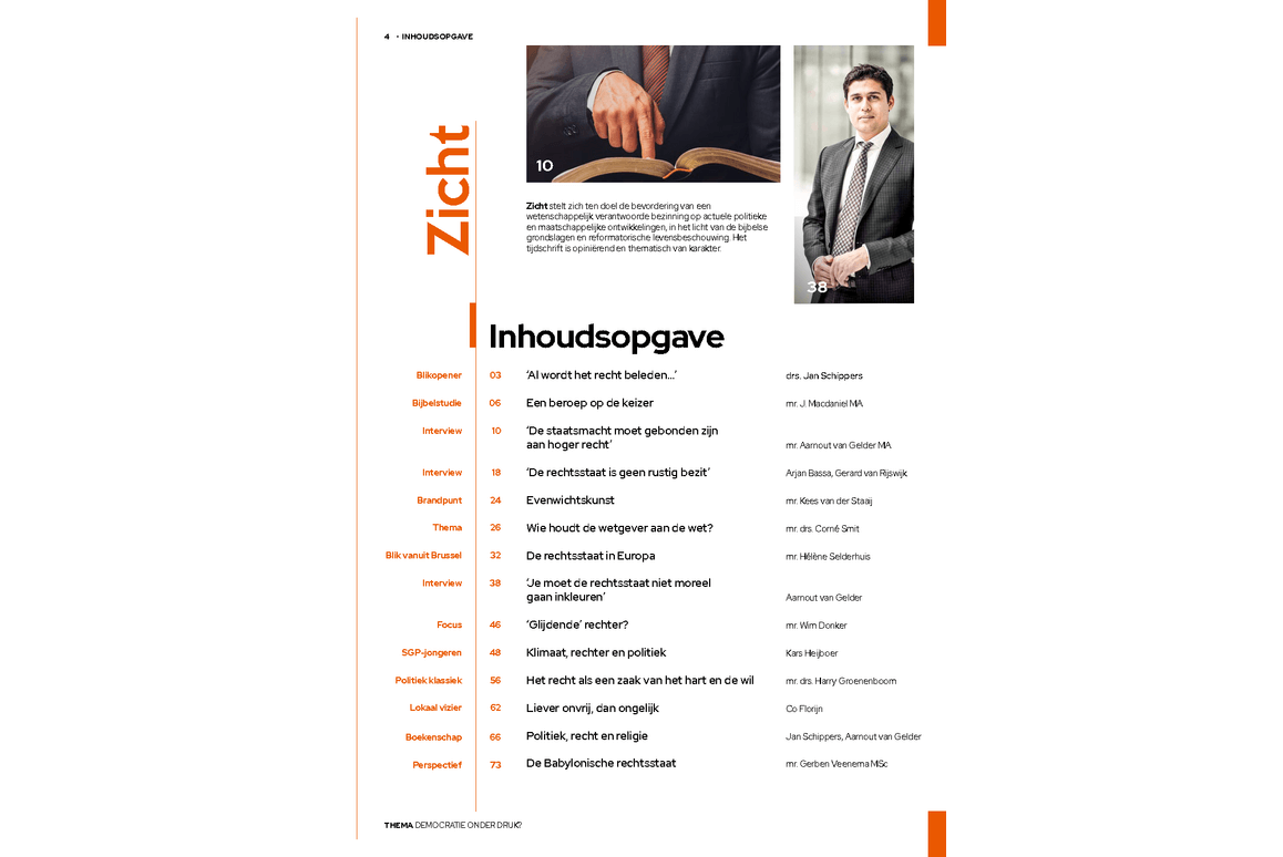 Zicht - april 2025 - Democratie onder druk?