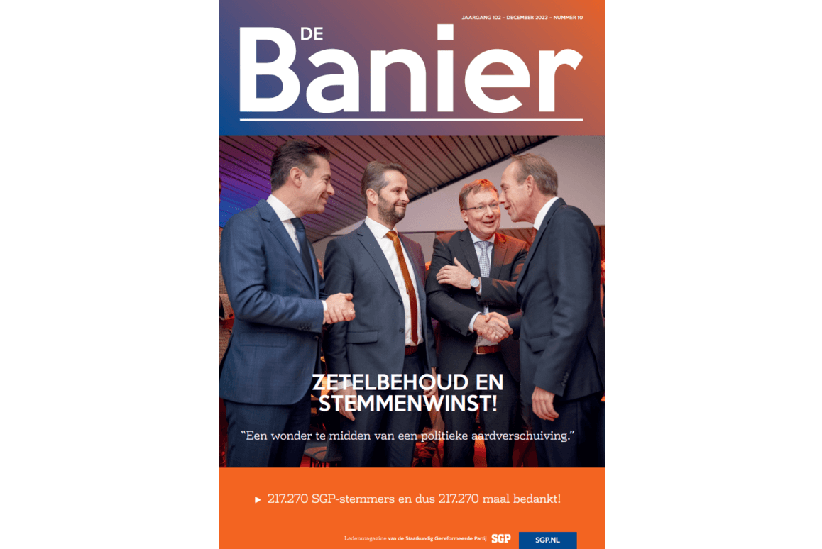 De Banier - december 2023 - zetelbehoud en stemmenwinst