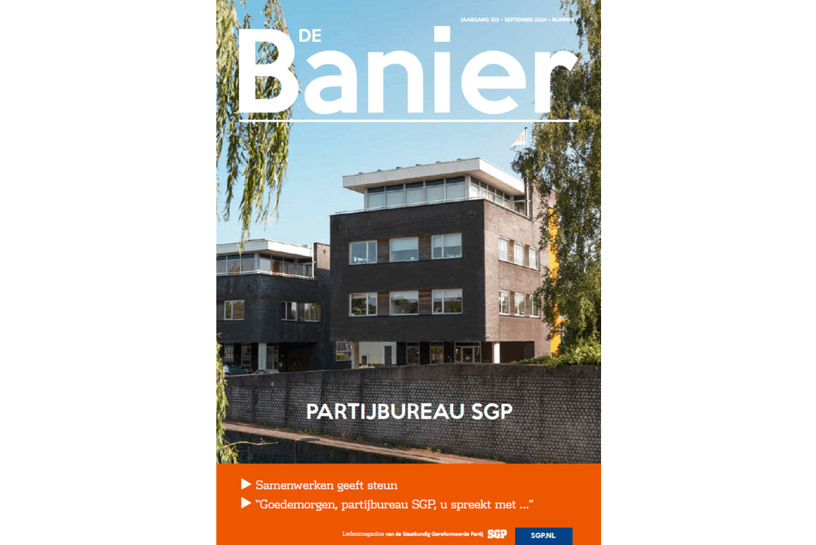 De Banier - september 2024 - Partijbureau SGP