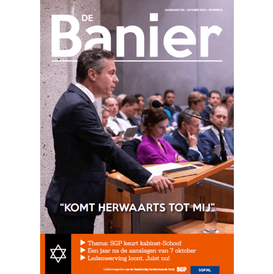 De Banier - oktober 2024 - SGP keurt kabinet-Schoof