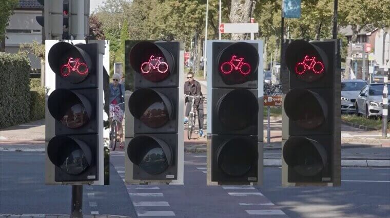 Fietsers: alle richtingen tegelijk groen