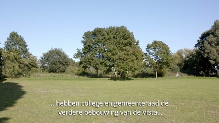 Vista: niet bouwen in het groen