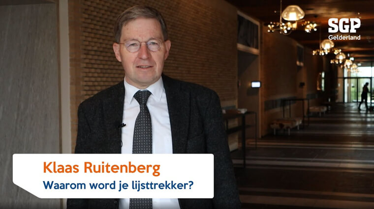 Waarom word je lijsttrekker? | Klaas Ruitenberg