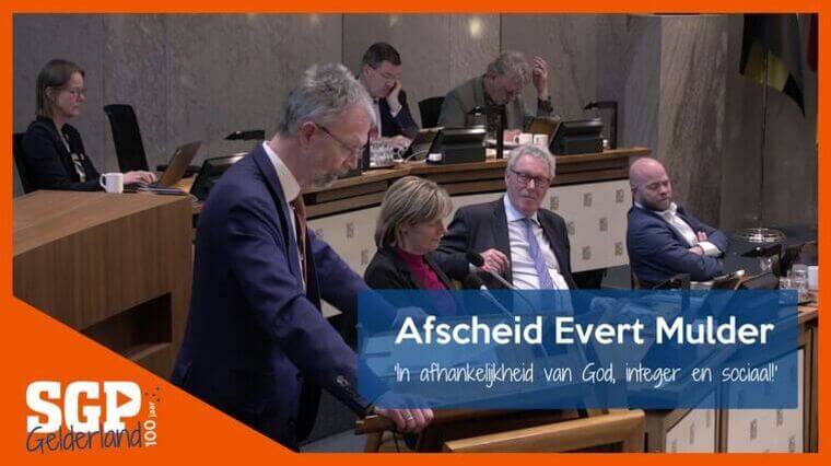 'In afhankelijkheid van God!' | Afscheid Evert Mulder