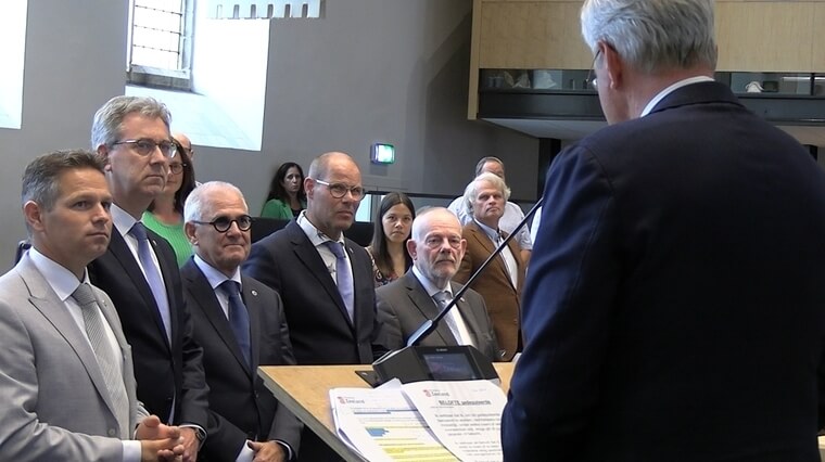 Nieuwe college beëdigd