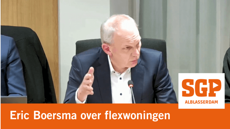 Bijdrage SGP over flexwoningen