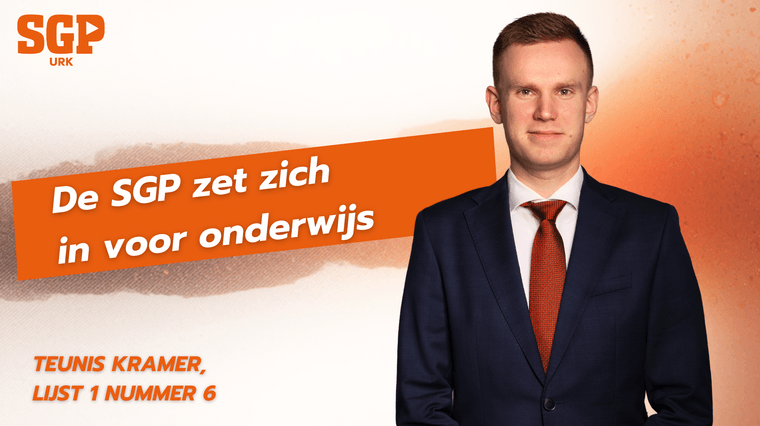 De SGP zet zich in voor onderwijs