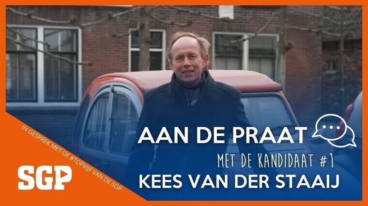Aan de praat met de kandidaat | #1 Kees van der Staaij